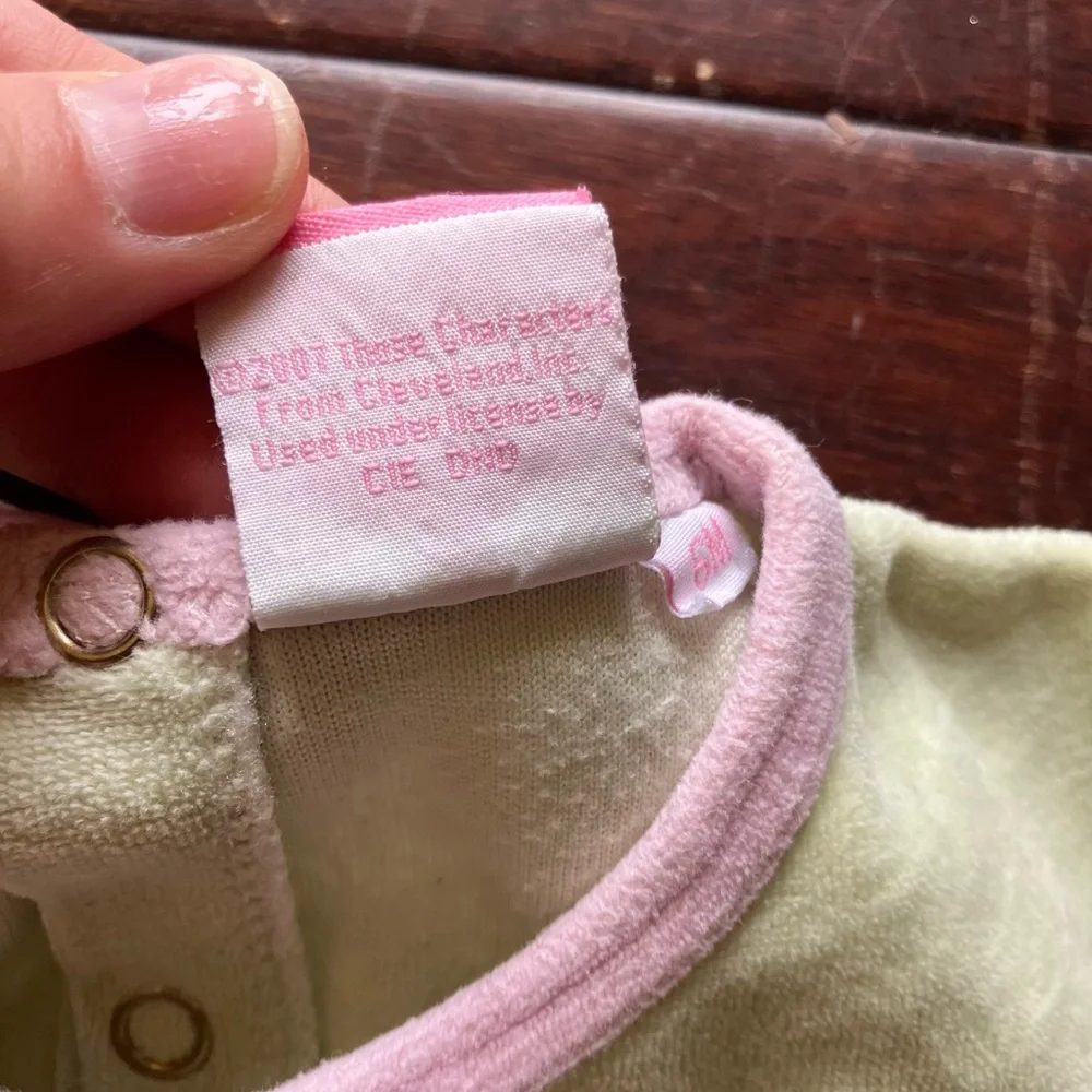 Y2K 2007 Baby Strawberry Shortcake pink and great baby Onesie